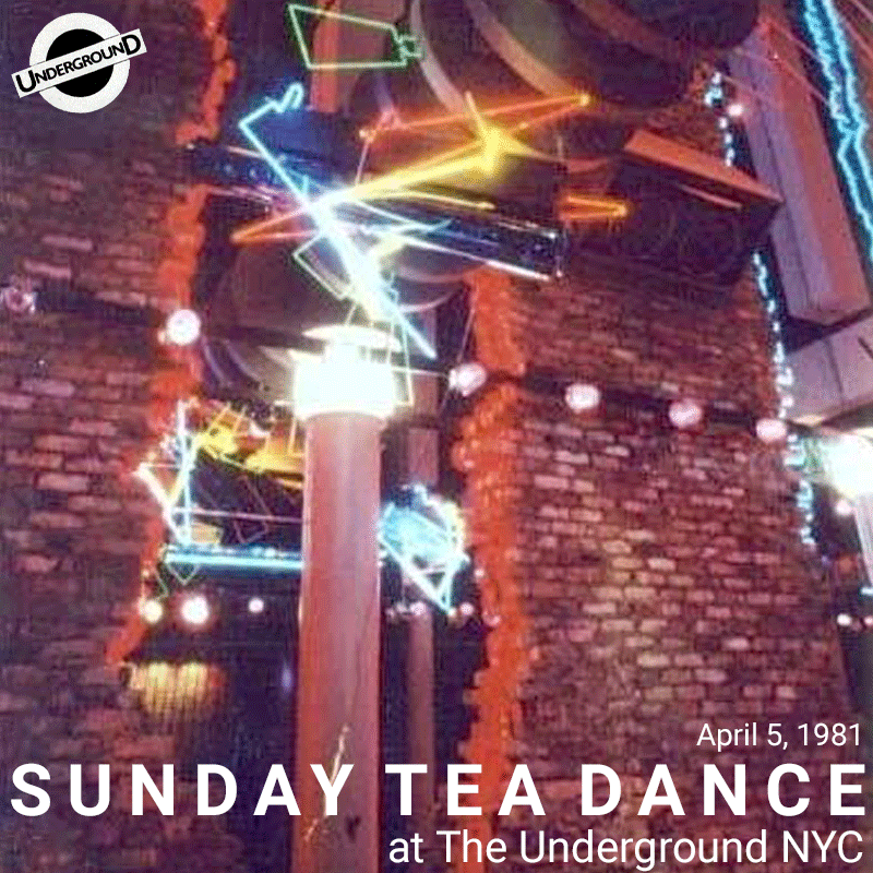 Sunday Tea Dance 04.05,1981 at The Underground NYC
